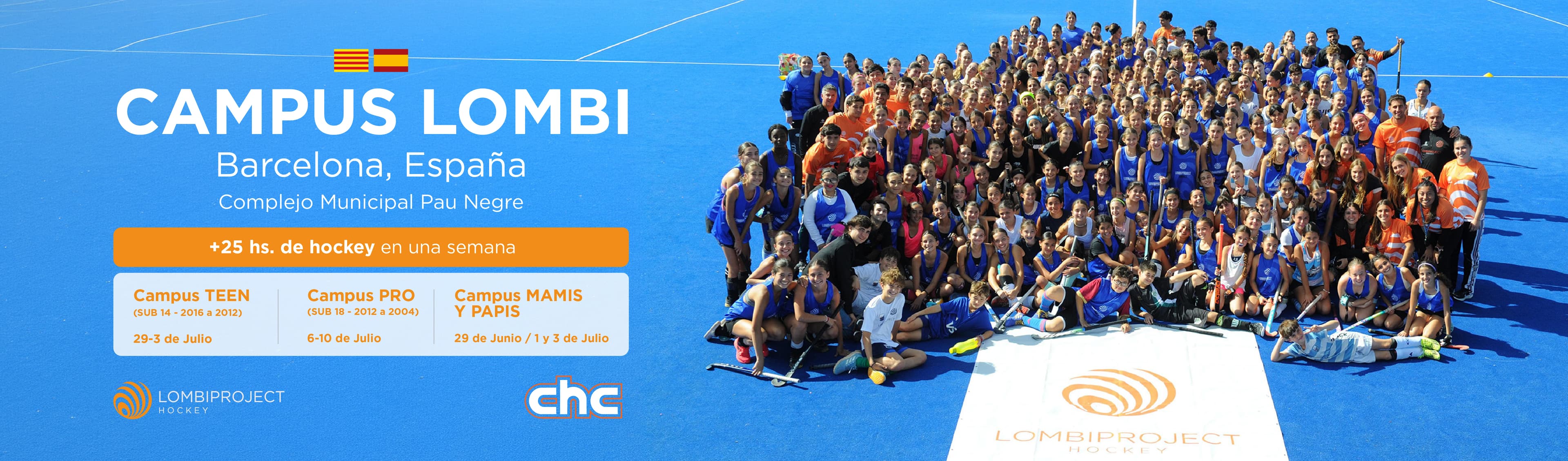 Campus Lombiproject Barcelona 2026 en el Complejo Municipal Pau Negre