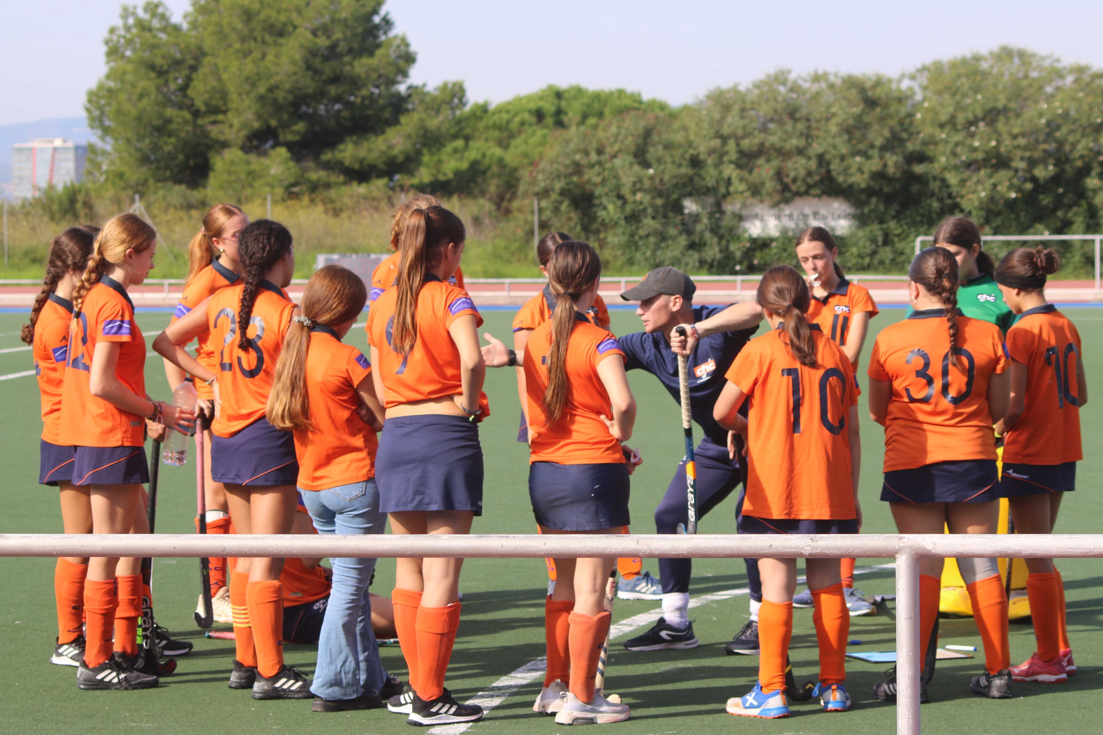 Catalònia Academy players training